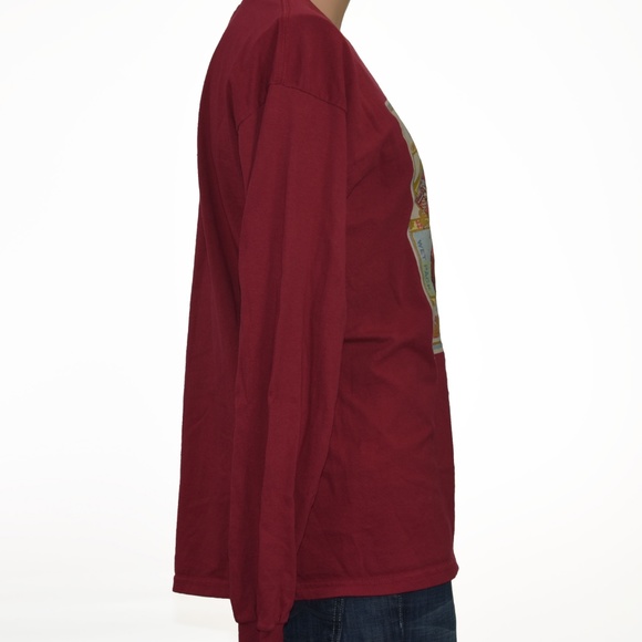 *Shrimp Santa Clause Sz L Winter L/S Christmas Tee - Picture 4 of 5